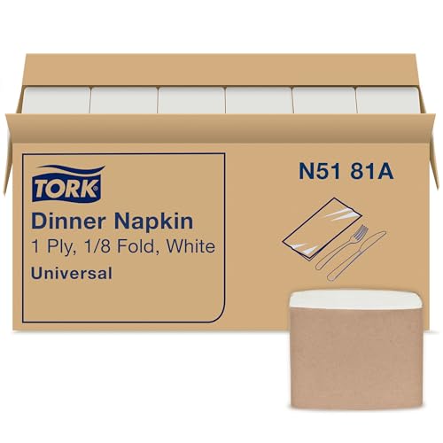 Perfectly Folded White Dinner Napkins