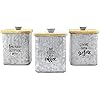   AuldHome-Design-Farmhouse-Galvanized-Canisters-Set-of-3-Storage-Containers-for-Coffee-Tea-and-Sugar-in-Galvanized-Iron-and-Wood-Design