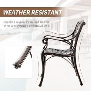 5pieceoutdoorpatiodiningsetallweathercastaluminumtableandchairssetof4bistrosetoutdoorwithumbrellaholeforgardenporch Urban Country Home Decor 5 piece outdoor patio dining set all weather cast aluminum table and chairs set of 4 bistro set outdoor with umbrella hole for garden porch urban country home decor