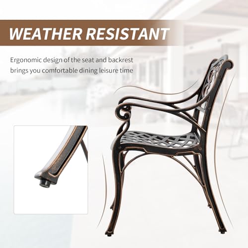 5pieceoutdoorpatiodiningsetallweathercastaluminumtableandchairssetof4bistrosetoutdoorwithumbrellaholeforgardenporch Urban Country Home Decor 5 piece outdoor patio dining set all weather cast aluminum table and chairs set of 4 bistro set outdoor with umbrella hole for garden porch urban country home decor