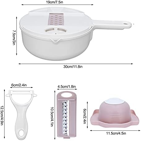 Effortless 12-in-1 Vegetable Chopper with container