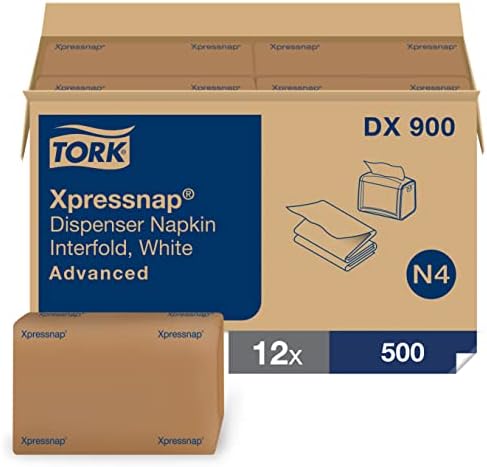 Tork Xpressnap N4Walnut - N4 Refill - White Napkin dispenser