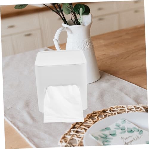 Square Plastic Tissue Holder Cube