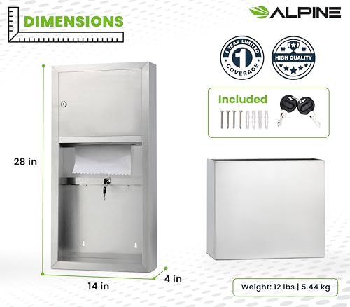 Effortless Commercial Dispenser for Paper Towels