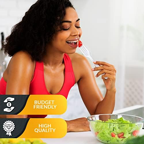 PAMI Heavy Weight Disposable Plastic Forks 200-Pack