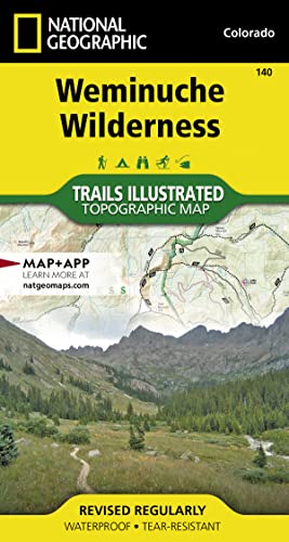 Weminuche Wilderness Map (National Geographic Trails Illustrated Map, 140)