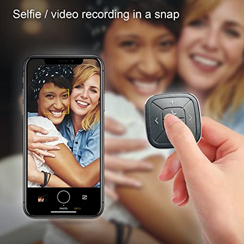 TUNAI Button- Bluetooth Fernbedienung Auto Media Button fürs Lenkrad zum Musiksteuern, Telefonieren, und mehr- kompatibel mit iPhone and Android Smartphones – Bild 6