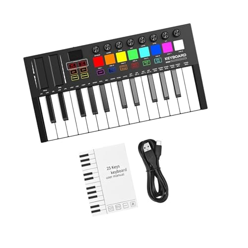 Instrument De Piano De Musique Électronique Clavier De Musique Électronique Professionnel À 25 Touches Arrangeur Portable Clavier À Affichage Bouton Assignable - Les Beatles, Paul McCartney, John Lennon, RIngo Starr, George Harrison Instrument De Piano De Musique Électronique Clavier De Musique Électronique Professionnel À 25 Touches Arrangeur Portable Clavier À Affichage Bouton Assignable