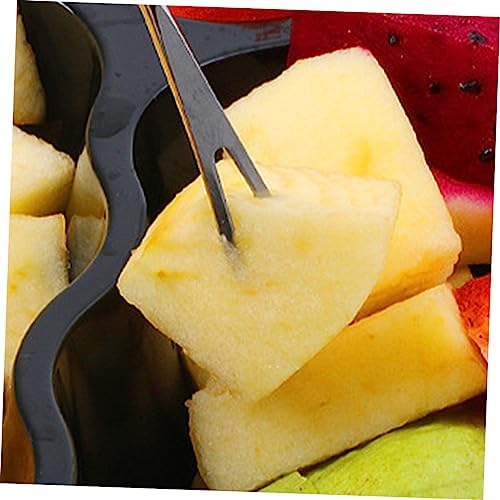 8-Piece Stainless Steel Meat Fondue Forks for BBQ Cheese