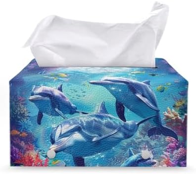 Dolphin Tissue Box Covers