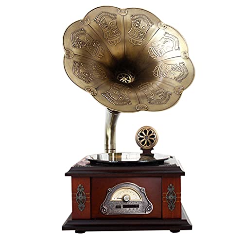 YTGDBDG Tourne-Disque, Haut-Parleur Bluetooth rétro, Haut-parleurs Vintage en Forme de Gramophone avec entrée Aux, Port USB, Basse, phonographe - Les Beatles, Paul McCartney, John Lennon, RIngo Starr, George Harrison YTGDBDG Tourne-Disque, Haut-Parleur Bluetooth rétro, Haut-parleurs Vintage en Forme de Gramophone avec entrée Aux, Port USB, Basse, phonographe