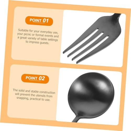 Stainless Steel Silverware Set - Portability Design and Functionality