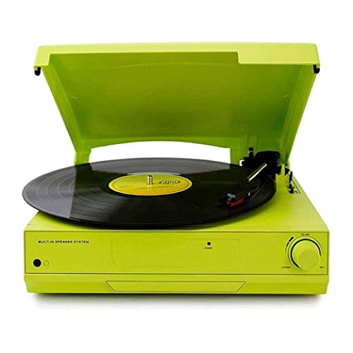 Platine Vinyle à entraînement par Courroie avec Haut-Parleur stéréo intégré, Tourne-Disque de Style Vintage, Haut-Parleur Bluetooth intégré (Couleur : Bleu) (Vert) - Les Beatles, Paul McCartney, John Lennon, RIngo Starr, George Harrison Platine Vinyle à entraînement par Courroie avec Haut-Parleur stéréo intégré, Tourne-Disque de Style Vintage, Haut-Parleur Bluetooth intégré (Couleur : Bleu) (Vert)