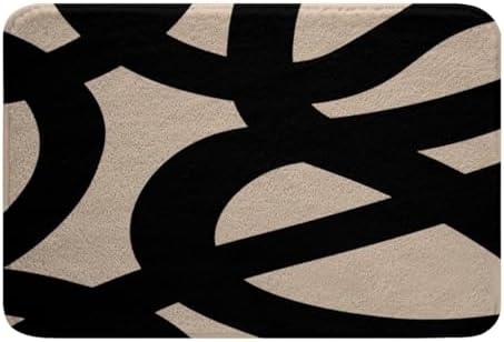 jejeloiu Modern Geometry Bathroom Rugs 20x32