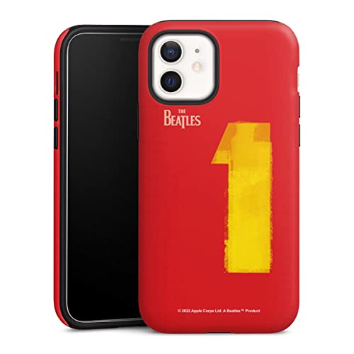 DeinDesign Coque Compatible avec Apple iPhone 12 Mini Coque renforcée Coque Antichoc The Beatles Bande Musique - Les Beatles, Paul McCartney, John Lennon, RIngo Starr, George Harrison DeinDesign Coque Compatible avec Apple iPhone 12 Mini Coque renforcée Coque Antichoc The Beatles Bande Musique