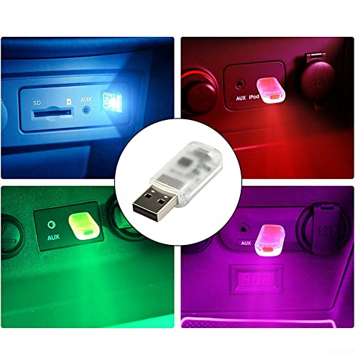 Mini USB LED Auto Innenbeleuchtung Touch Key Neon Atmosphäre Ambiente Lampe Birne für Autos, Computer, Laptops, mobile Netzteile – Bild 3