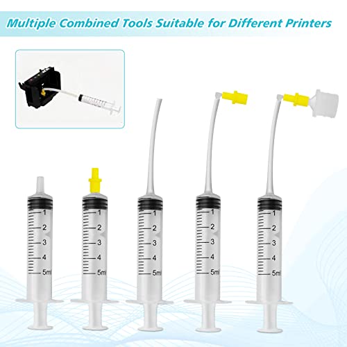 FENTEC Druckkopfreiniger Düsenreiniger Druckerreinigungset 250 ML Druckkopf Reiniger für Druckkopfreiniger Epson HP Canon Brother Tintenstrahl Drucker – Bild 5