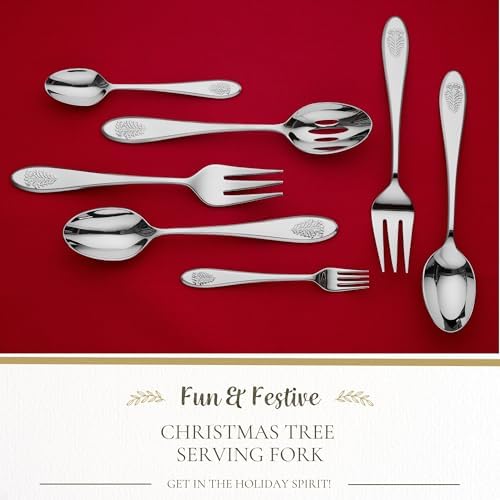 Spode Christmas Tree Serving Fork Holiday Flatware
