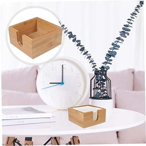 HOLIDYOYO Bamboo Napkin Holder Dispenser