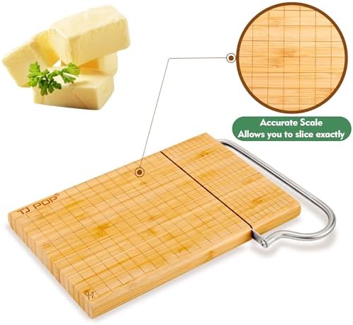 Bamboo Cheese Slicer Eco-Friendly Durable 10x8 inch