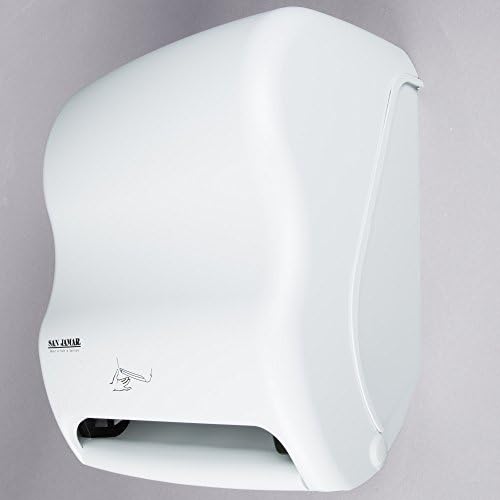San Jamar T1400WH Smart System Classic Hands Free Roll Towel Dispenser White