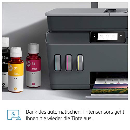 HP Smart Tank Plus 655 Multifunktionsdrucker (Drucker, Scanner, Kopierer, Fax, WLAN, AirPrint, 4-in-1, inklusive Tinte für bis zu 3 Jahre drucken), Schwarz – Bild 7