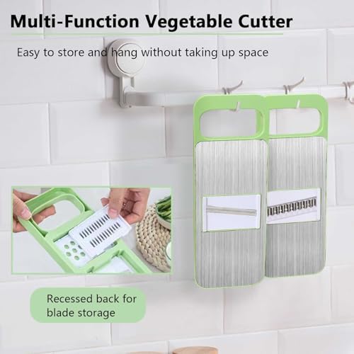 6-in-1 Mandoline Slicer with Hand Guard