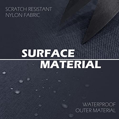 MicaYoung 15 Zoll Laptop Hülle Tasche Schutzhülle Kompatibel mit 2016-2019 15,4" MacBook Pro A1707 A1990/15 Surface Laptop 3 4/Samsung Notebook 9 Pro, Wasserdicht Laptop Sleeve Laptophülle, Navy Blau – Bild 3