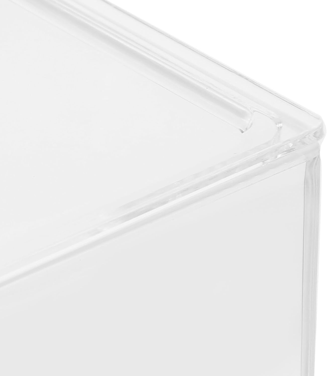 SOLUSTRE Tissue Box Organizer Wall-Mounted Clear Dispenser for Commercial Use