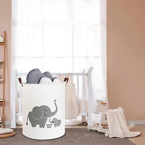 CLOCOR Collapsible Baby Laundry Hamper with Handles