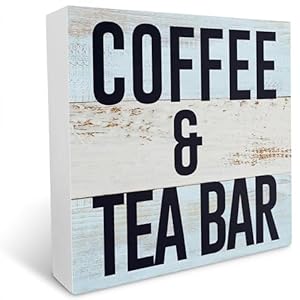 Coffee Wooden Box Sign Desk Decor Funny Coffee Gifts Coffee Tea Lover Gift Rustic Black Wood Block Plaque Box Sign for Home Office Coffee Bar Kitchen Shelf Table Decoration 5"x5" Coffee Wooden Box Sign Desk Decor Funny Coffee Gifts Coffee Tea Lover Gift Rustic Black Wood Block Plaque Box Sign for Home Office Coffee Bar Kitchen Shelf Table Decoration 5×5
