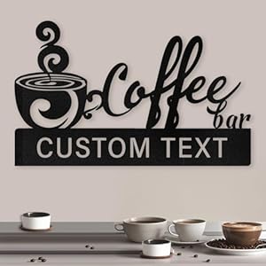   Personalized-Coffee-Bar-Metal-Sign-Wall-Decor-Custom-Coffee-Station-Letter-Sign-Black-Coffee-Cup-Wall-Decor-Metal-Coffee-Tea-Bar-Wall-Art-Wall-Art-Decoration-for-Kitchen-Farmhouse-Restaurants