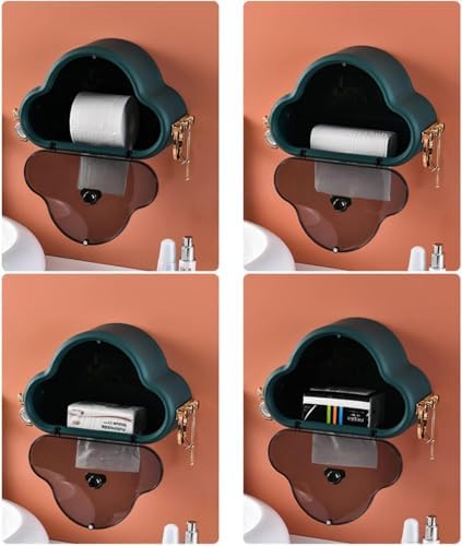 Commercial Cloud Paper Towel Dispenser Wall Mount with Side Hooks