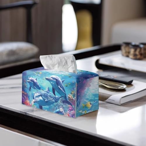 Dolphin Tissue Box Covers