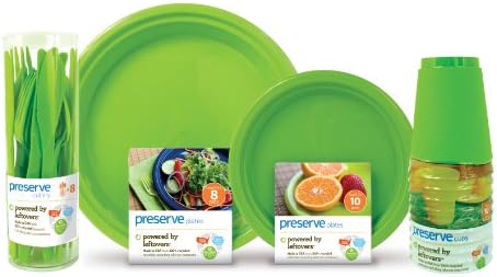 Preserve 24-Piece Cutlery Set Apple Green