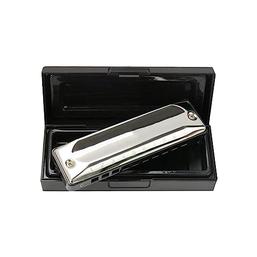 Débutants Harmonica 10 Trous 20 Tons Harmonica Clé De C Harpe en Acier Inoxydable Harmonica Diatonique pour Adultes Joueurs (Color : D Key) - Les Beatles, Paul McCartney, John Lennon, RIngo Starr, George Harrison Débutants Harmonica 10 Trous 20 Tons Harmonica Clé De C Harpe en Acier Inoxydable Harmonica Diatonique pour Adultes Joueurs (Color : D Key)