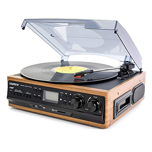 Tourne-Disque, platines vinyles, Haut-parleurs stéréo intégrés, Prise en Charge USB/Carte SD, Cassette, Radio FM Multifonction (phonographe) (lumière) - Les Beatles, Paul McCartney, John Lennon, RIngo Starr, George Harrison Tourne-Disque, platines vinyles, Haut-parleurs stéréo intégrés, Prise en Charge USB/Carte SD, Cassette, Radio FM Multifonction (phonographe) (lumière)