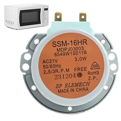 Moteur de Plateau Tournant à Micro-ondes pour LG SSM-16HR 6549W1S011B, Moteur Synchrone pour Four à Micro-Ondes, Remplacement Durable Compatible avec GE et LG, AC 21V 50/60Hz 3.0W 2.5/3 RPM - Les Beatles, Paul McCartney, John Lennon, RIngo Starr, George Harrison