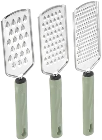 Space-Saving Stainless Steel Grater Set for Cheese and More