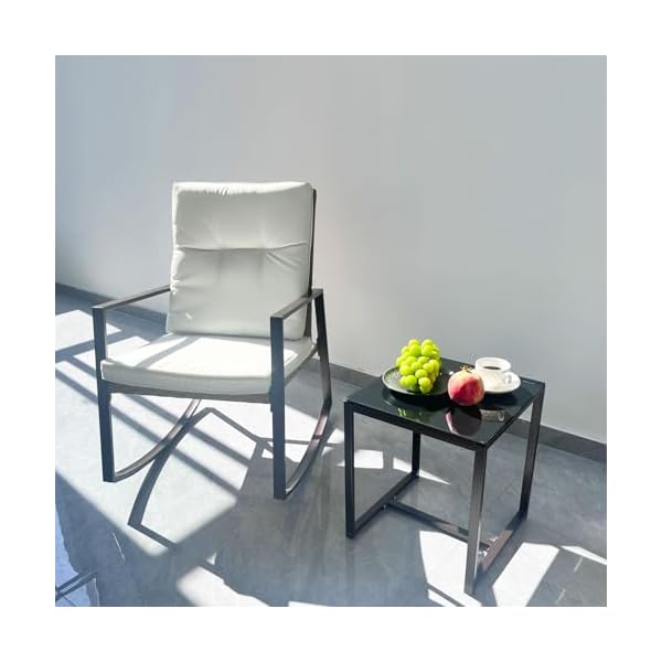   3-Pieces-Patio-Rocking-Chairs-Set-of-2-Outdoor-Wicker-Patio-Sets-Conversation-Coffee-Table-for-Front-PorchBalconyGardenPoolsideWashable-Cushion-Beige