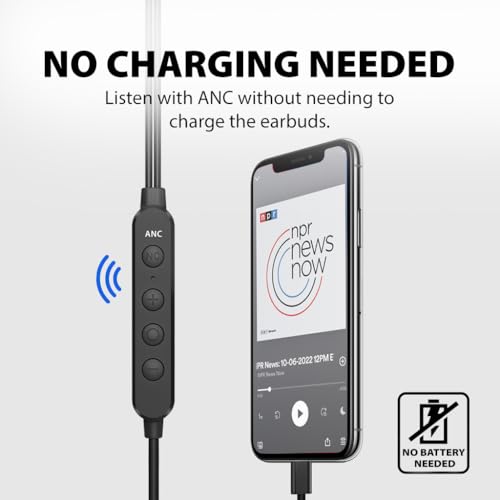 Avantalk Hush C30 – Kabel USB-C-Ohrhörer mit Geräuschunterdrückung und Hybrid-ANC und kein Aufladen erforderlich, kompatibel mit iPhone 15, Google und Anderen Typ-C-Smartphones – Bild 4
