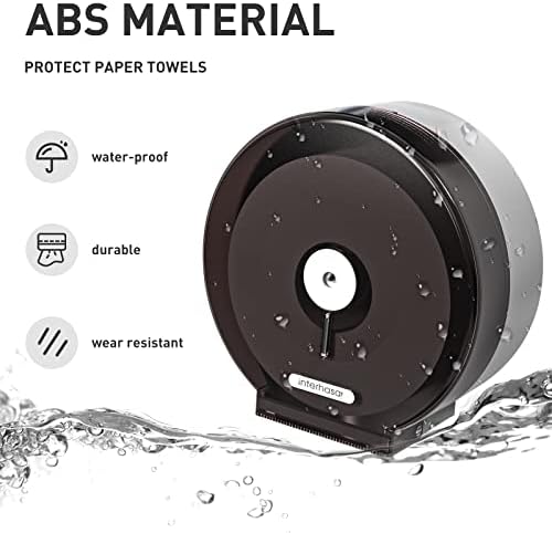 Interhasa Jumbo Roll Toilet Tissue Dispenser with Key Lock