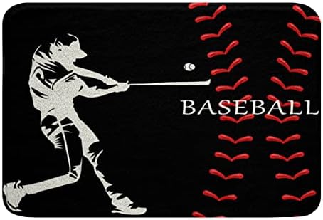 Feelyou Baseball Bath Mat 16x24 Inch