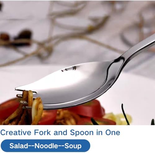4 Pack Stainless Steel Sporks for Everyday Use