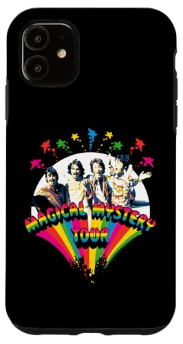 Coque pour iPhone 11 The Beatles – Magical Mystery Tour avec les membres du groupe - Les Beatles, Paul McCartney, John Lennon, RIngo Starr, George Harrison Coque pour iPhone 11 The Beatles - Magical Mystery Tour avec les membres du groupe