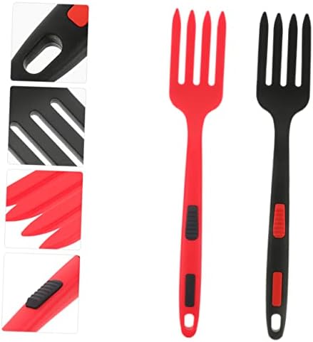 LIFKOME 2Pcs Portable Ergonomic Dinner Forks