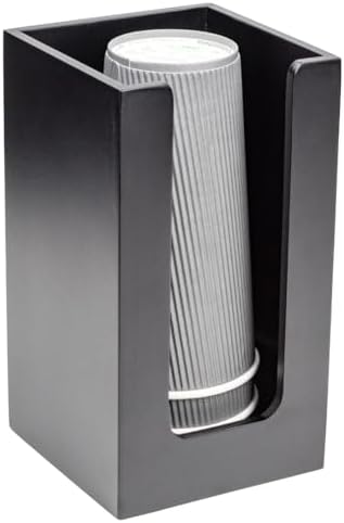 Restaurantware 45 x 8 Inch Coffee Cup Dispenser with Bamboo Napkin Holder