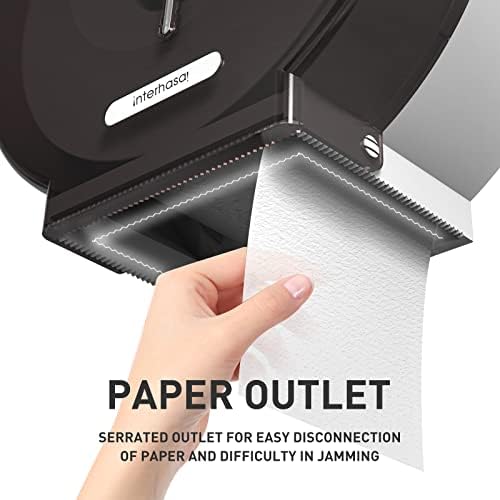 Interhasa Jumbo Roll Toilet Tissue Dispenser with Key Lock