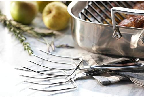 Sturdy Turkey Forks 1810 Stainless SteelERGONOMIC Kitchen Hacks Silver