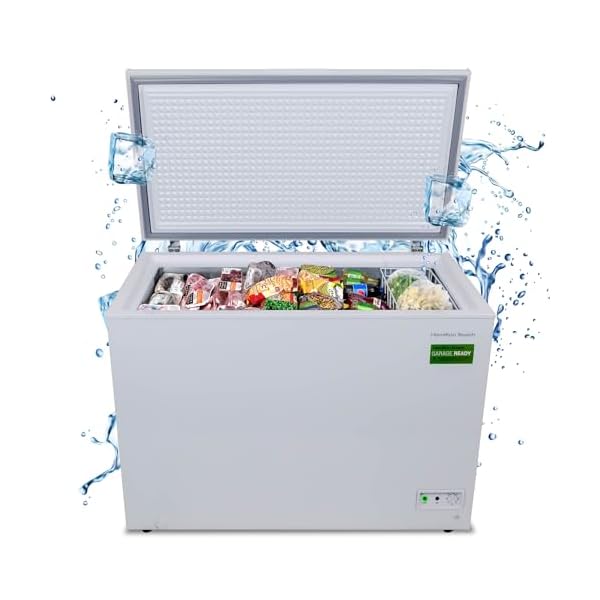   Hamilton-Beach-HBFRF1006-Chest-Freezer-Adjustable-Thermostat-Removable-Vinyl-Coated-Wire-Basket-Easy-Defrost-Drain-10-Cubic-Feet-10-cu-ft-White-pack-of-1